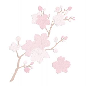Zestaw Wykrojników dpCraft Gałązka i Kwiaty Magnolii, 2szt